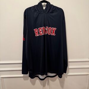 Champro Boston Red Sox Performance Hoodie Peterson #50 Size 4X Navy Blue MLB